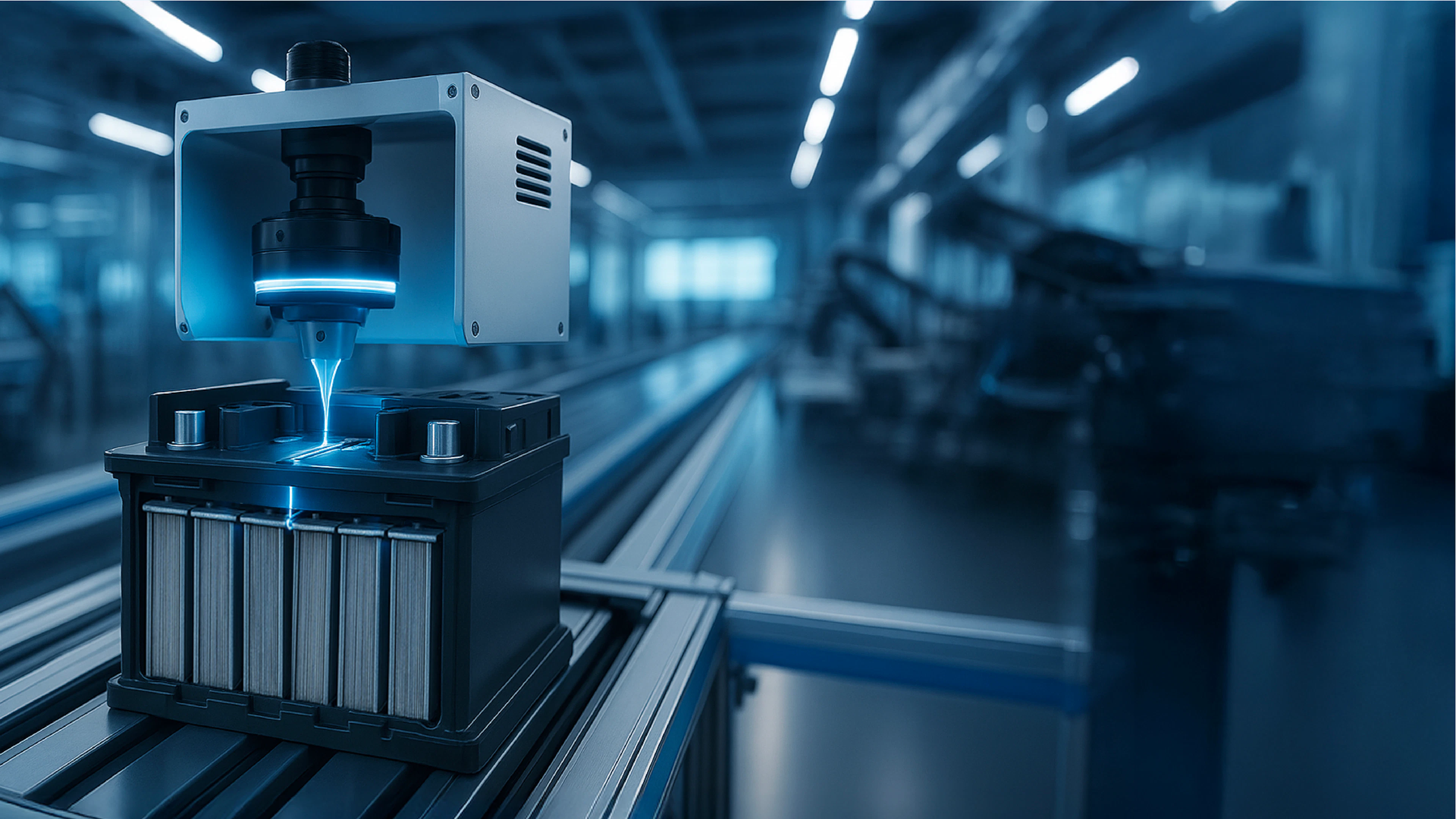 Future-Proof Lead-Batteries: Non-Destructive Inline cell connector welding Inspection