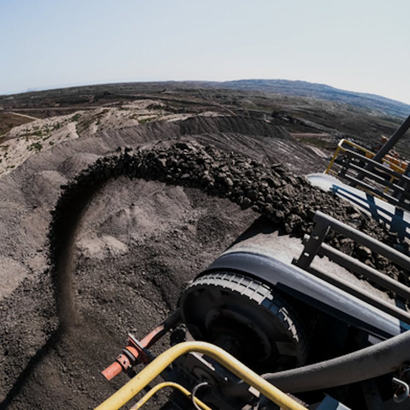 Extraction du charbon, un combustible minéral fossile