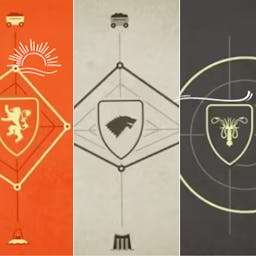 Les 7 maisons de Game of Thrones