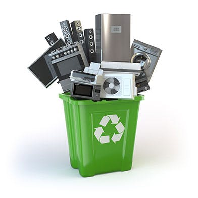 appareils électriques recyclage
