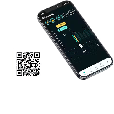 L'app Ekwateur et son QR code