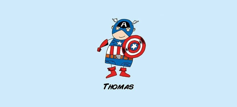 Thomas, notre trader en énergies,  représenté par son avatar : Captain America