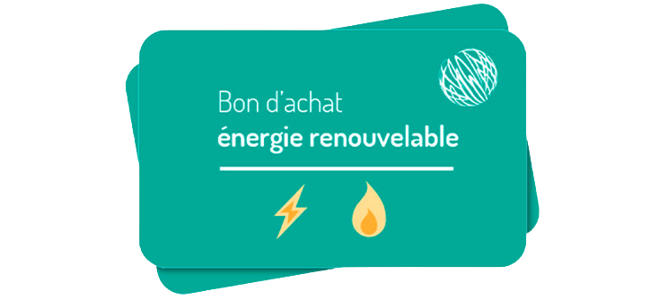 Le bon d'achat énergie renouvelable