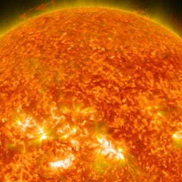 fusion nucléaire sur le soleil