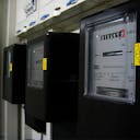 Ancien compteur électrique noir