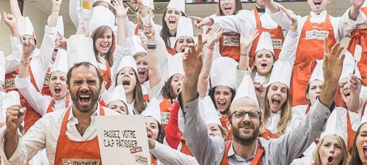 Les employés de Michel et Augustin diplômés du CAP Pâtissier 