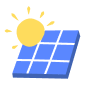 pictogramme représentant un panneau solaire