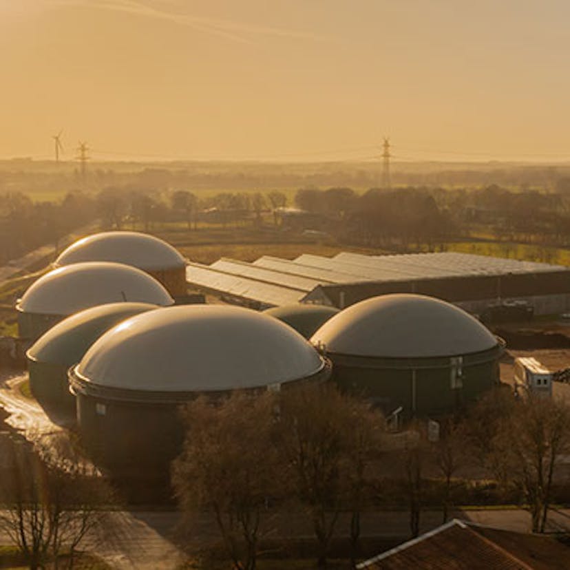 Une centrale de biométhane