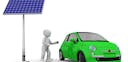 Recharger voiture électrique avec un panneau solaire