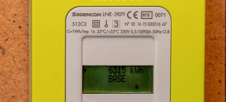 Un compteur Linky en activation après un déménagement 