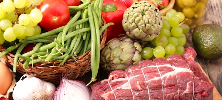 régime flexitarien : viande et légumes
