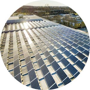 Photo de panneaux photovoltaïques 