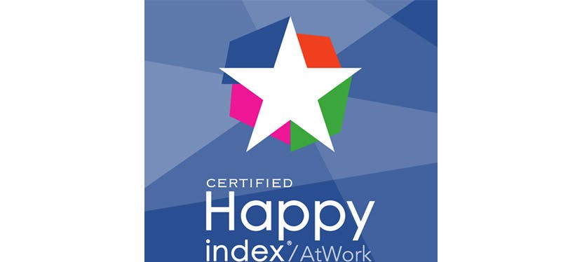 Ekwateur est labellisé HappyAtWork : nous sommes fiers de valoriser l’engagement et la motivation de nos 
salarié-e-s