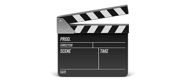 clapet de cinéma pour la série "la flamme"