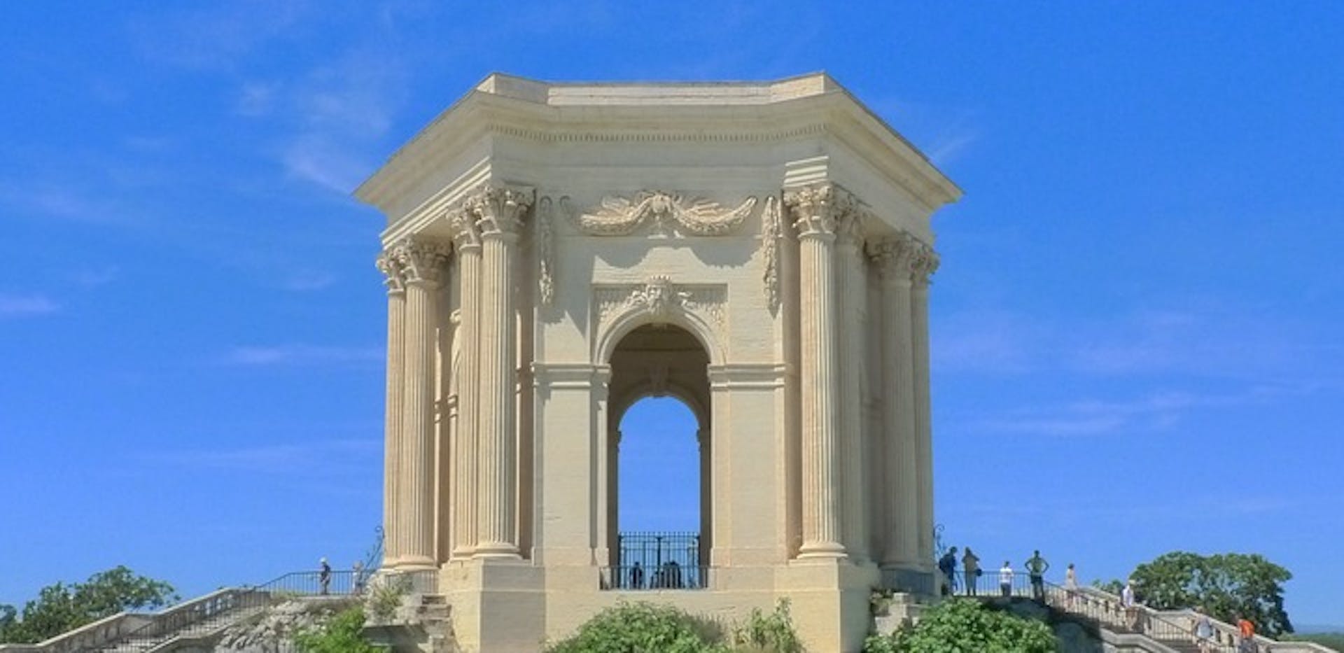 Le château d'eau du Peyrou, à Montpellier.