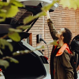 Borne de recharge pour voiture électrique