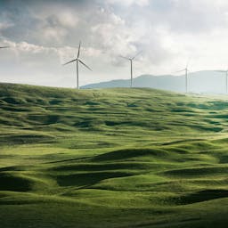 Électricité verte d'origine éolienne
