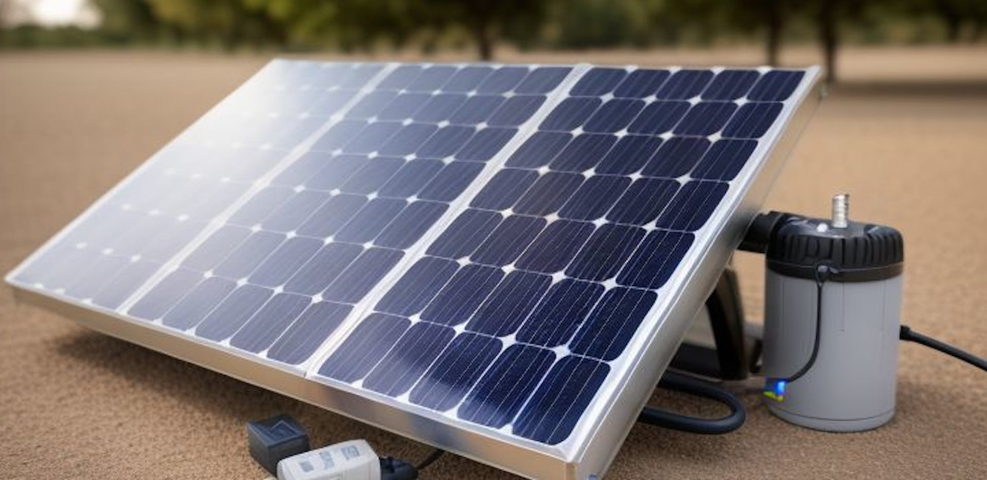 Un panneau solaire plug and play avec batterie