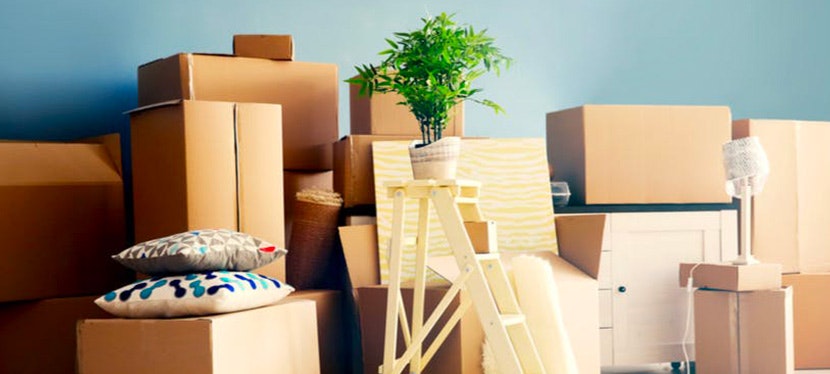 Des cartons de déménagement de petite taille pour une entreprise qui déménage en France
