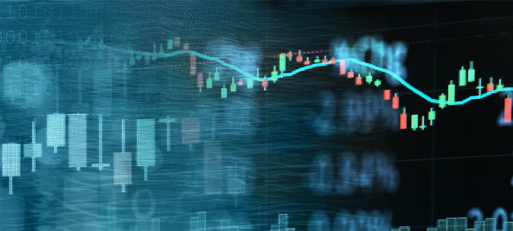 Augmentation des prix de l'énergie illustrée par une courbe