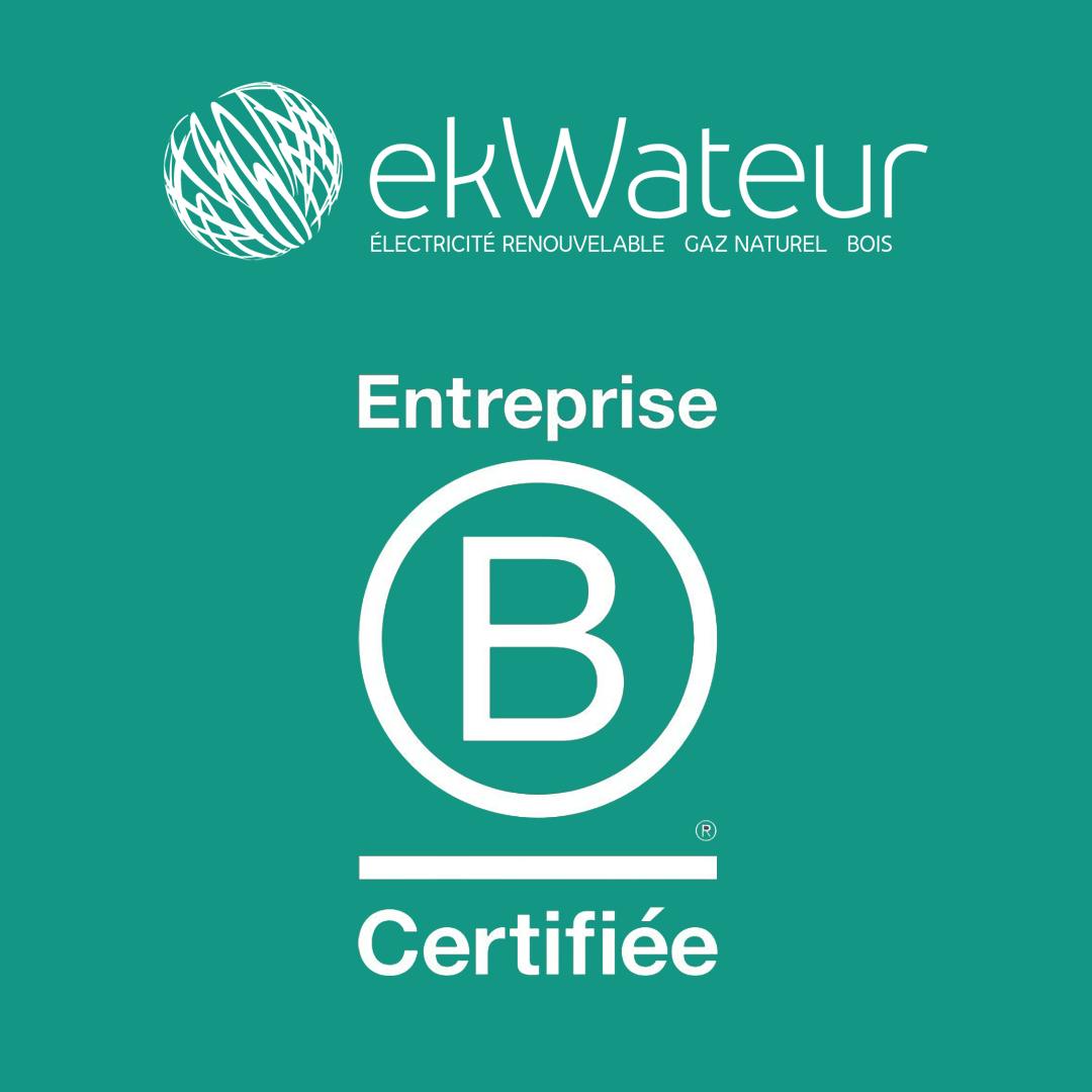 ekWateur certifié B Corp