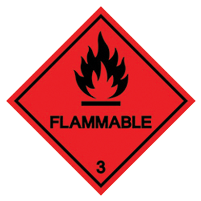 Panneau de signalisation de produits flammable