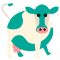 Une vache représentant l'offre 100% biométhane