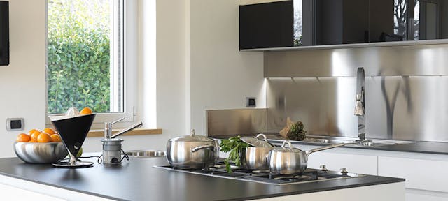 cuisine avec différents modes de cuisson