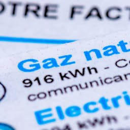 Facture d'Engie, fournisseur historique de gaz 