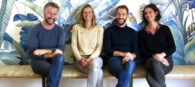 Les 4 associés de "Le Jardin" 