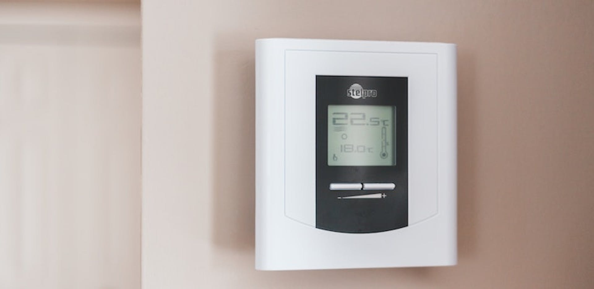 Le thermostat programmable d'un radiateur