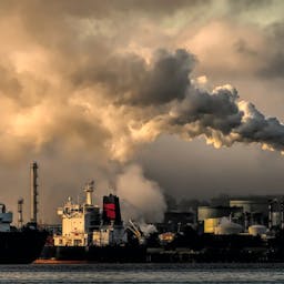 Pollution port industriel