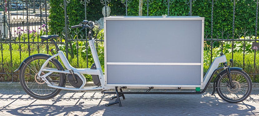 image d'un vélo cargo électrique