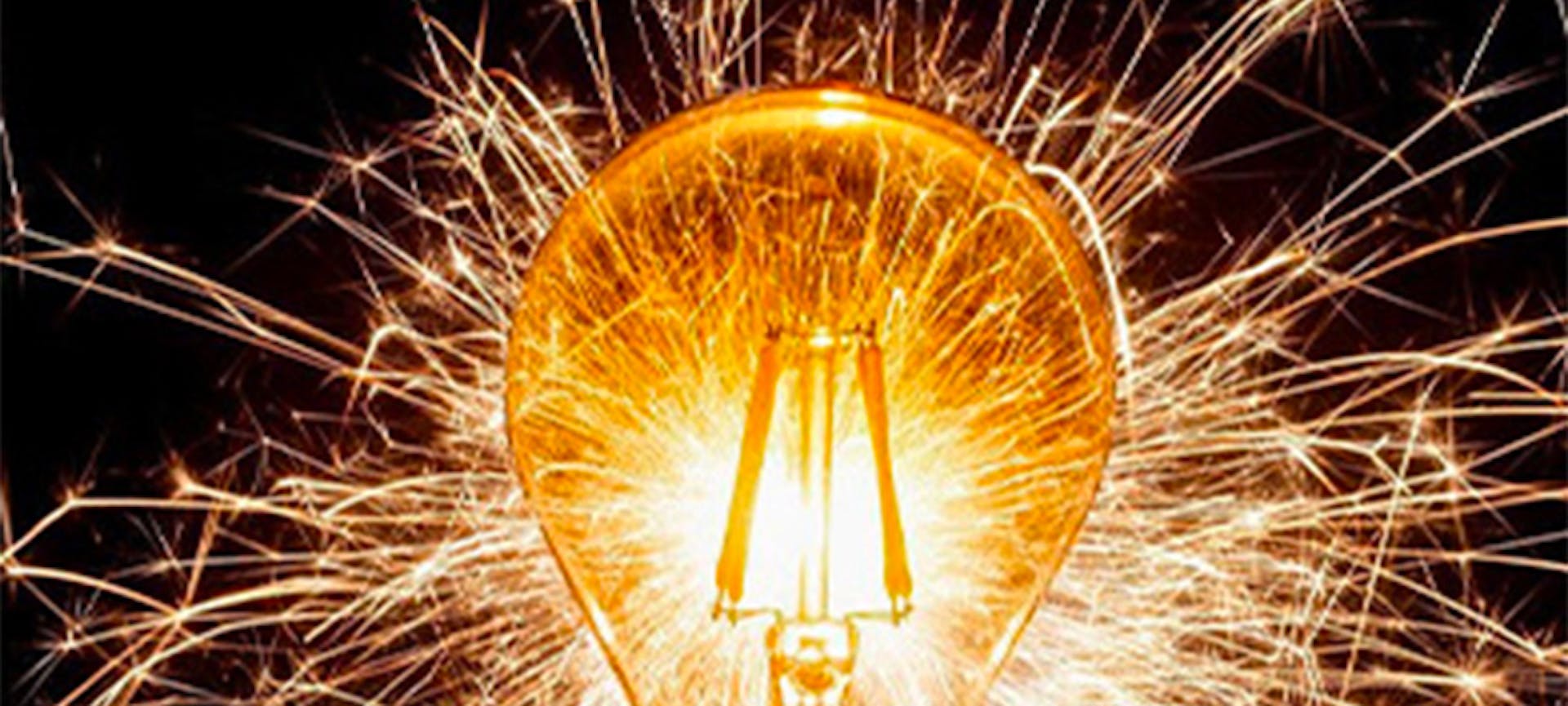 Ampoule électrique qui explose du fait d'une surconsommation Linky