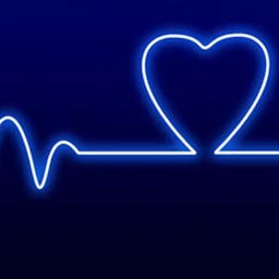 Un électrocardiogramme affichant un cœur