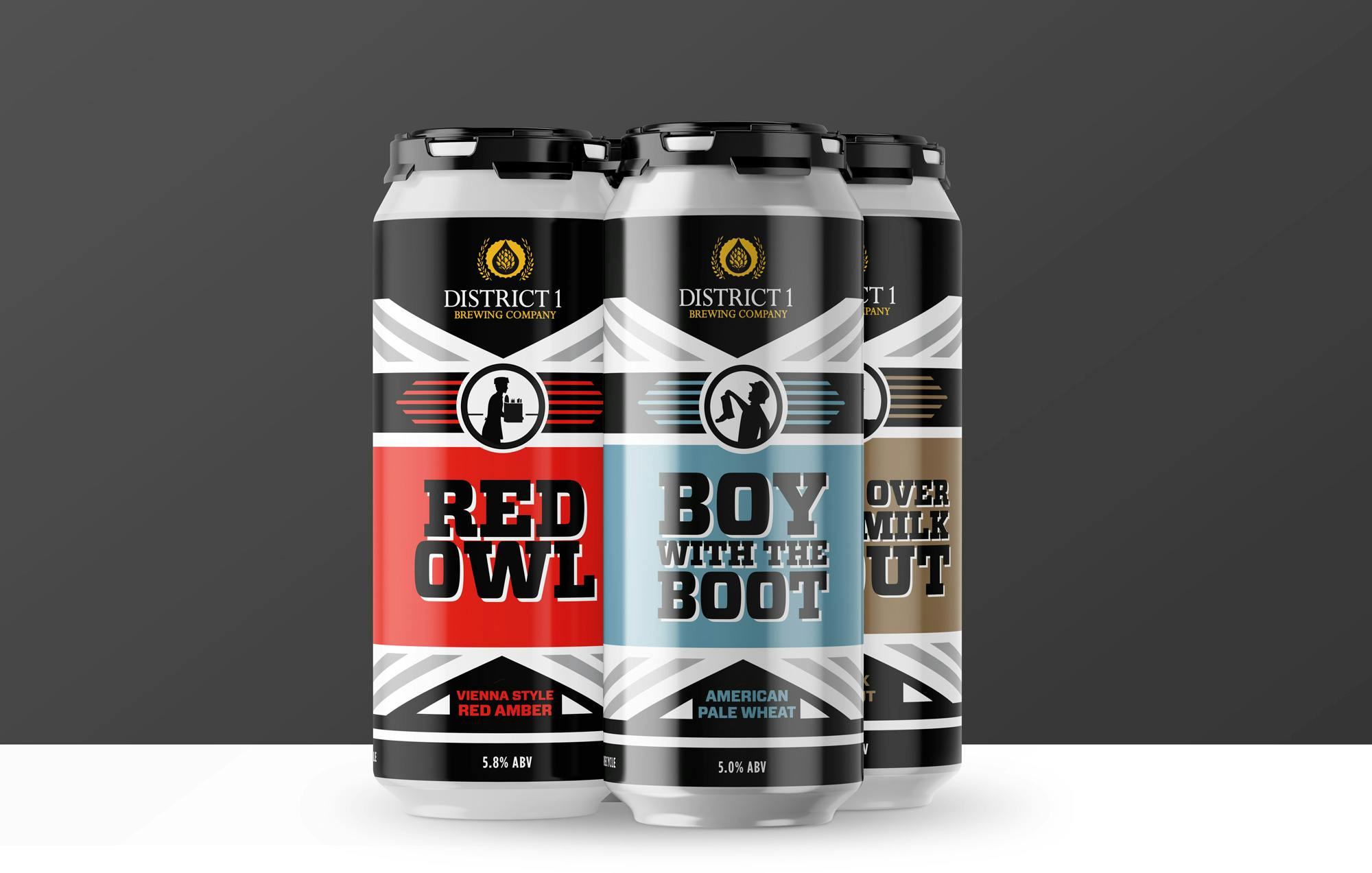 District 1 Brewing Flagship Cans