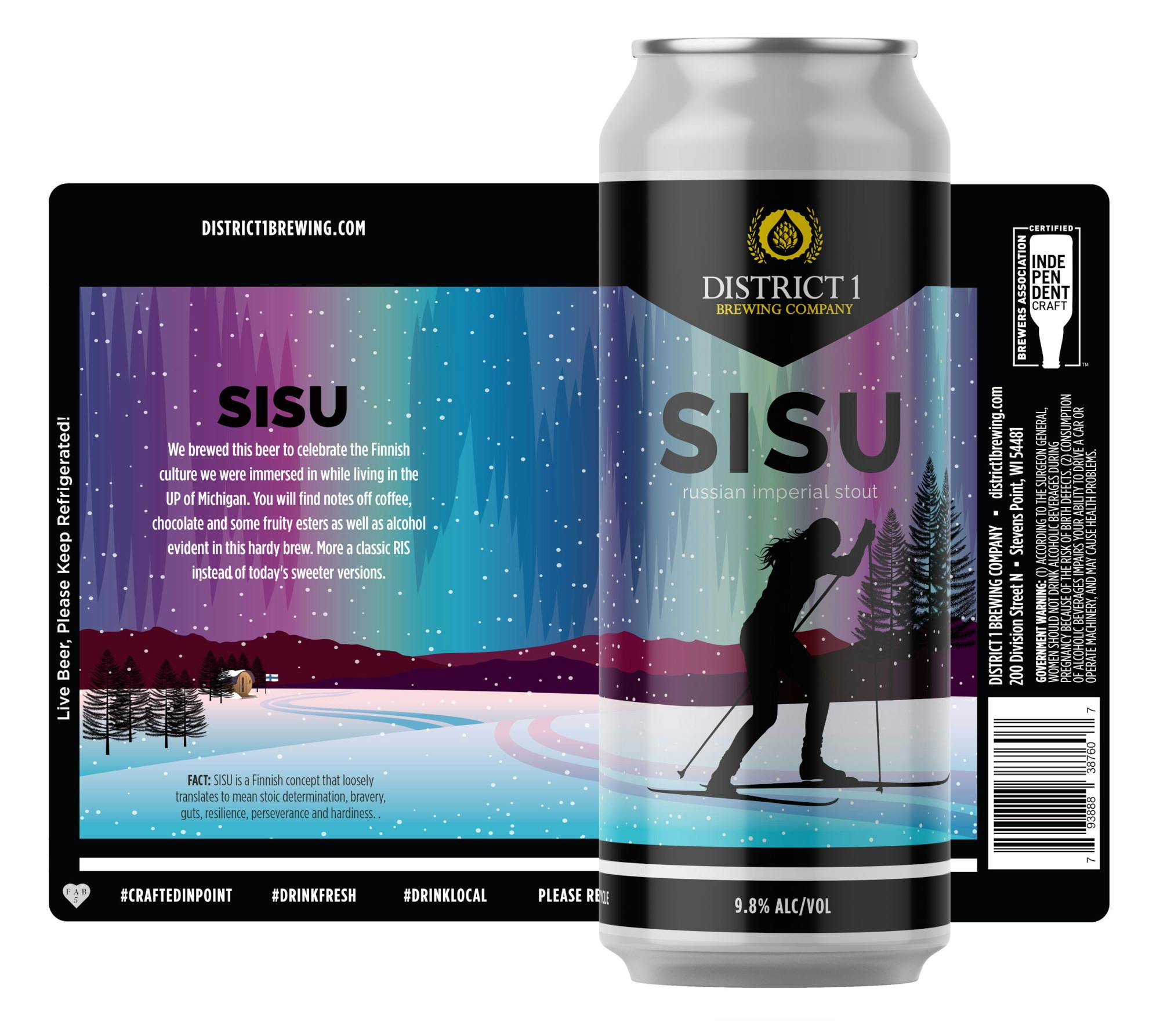 District 1 Brewing Sisu Specialty Series