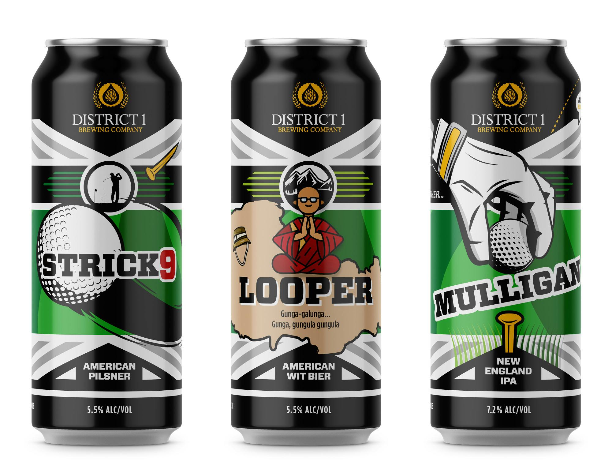 District 1 Brewing Golf Specialty Series