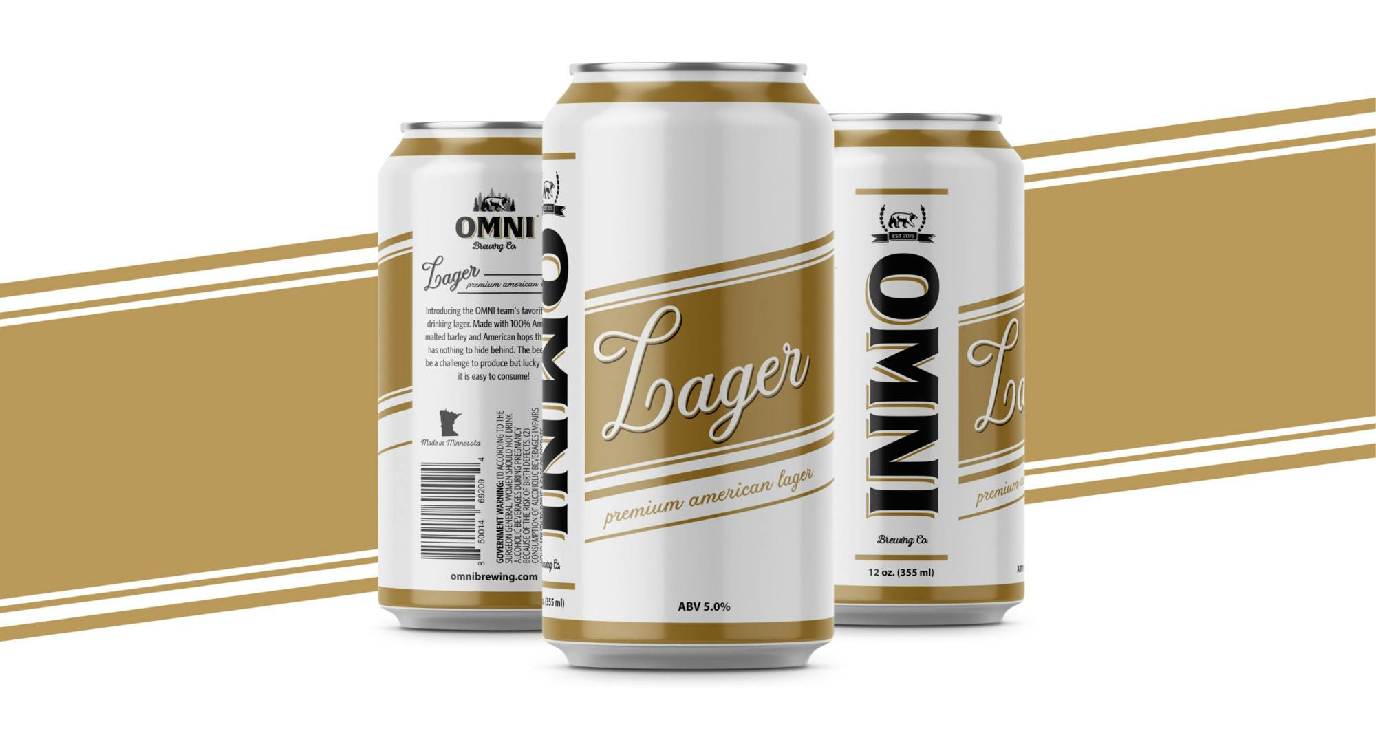 Omni Brewing Lager Can Design