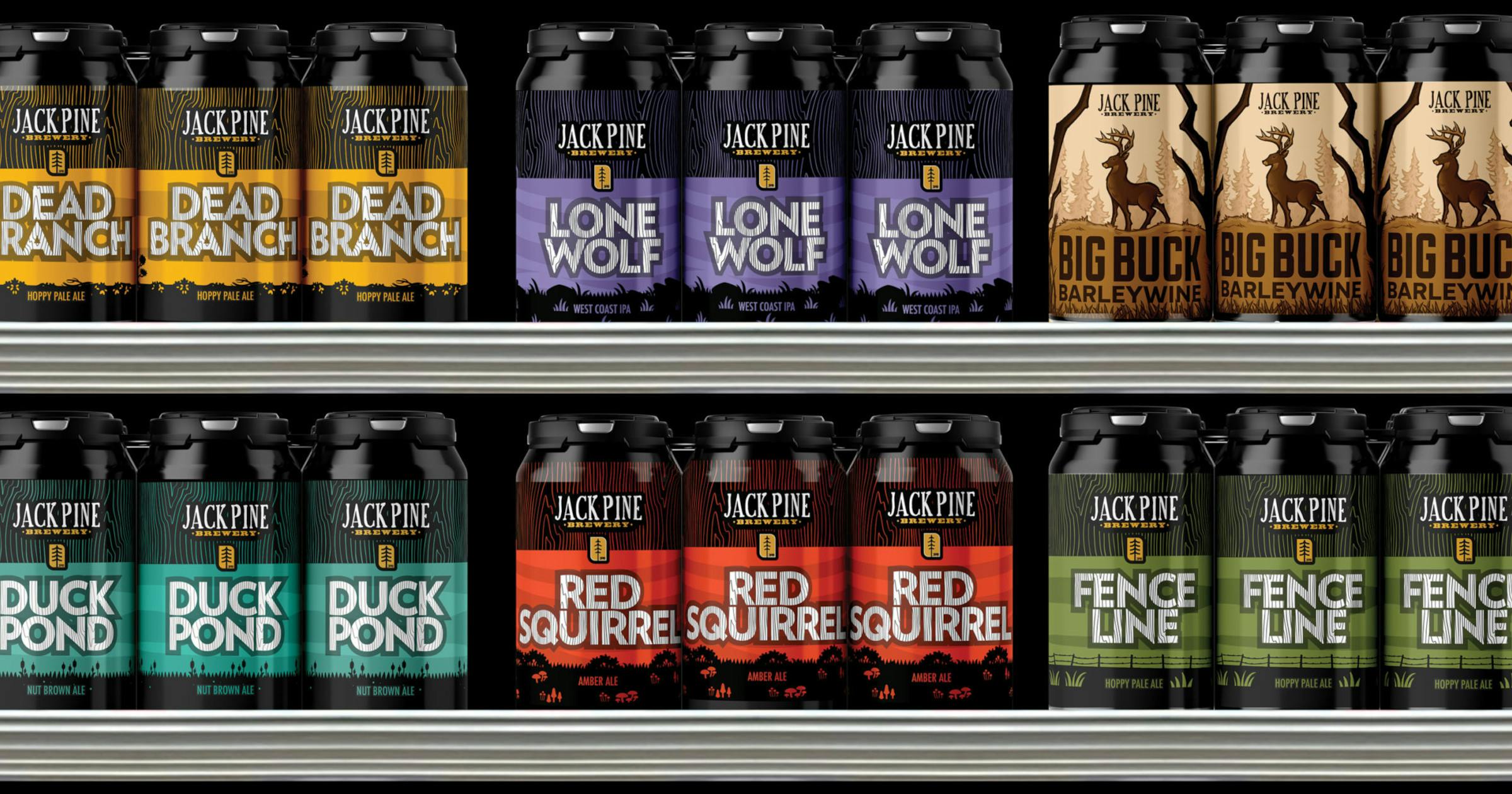 Jack Pine Brewery Product Line Up
