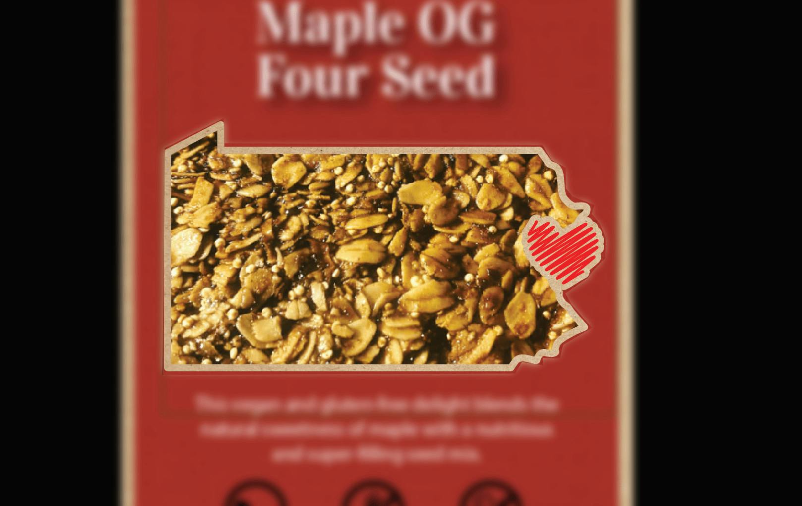 Living Smart Granola Product Window