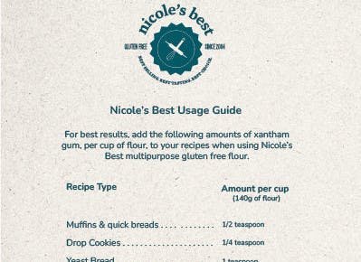 Nicole's Best Gluten Free Flour User Guide