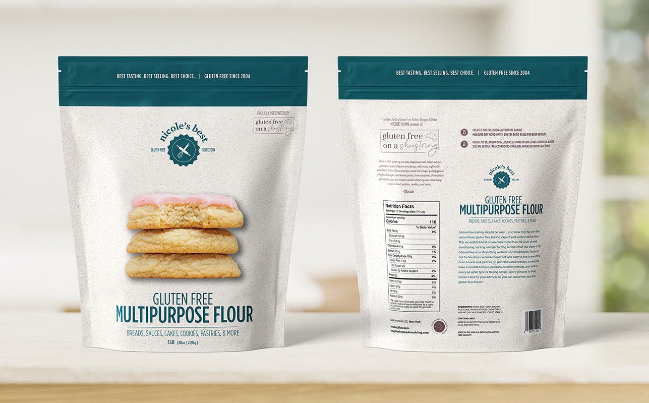 Nicole's Best Gluten Free Flour Packaging