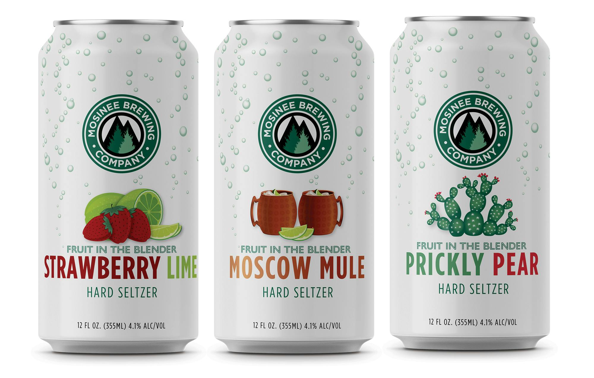 Mosinee Brewing Seltzer Cans