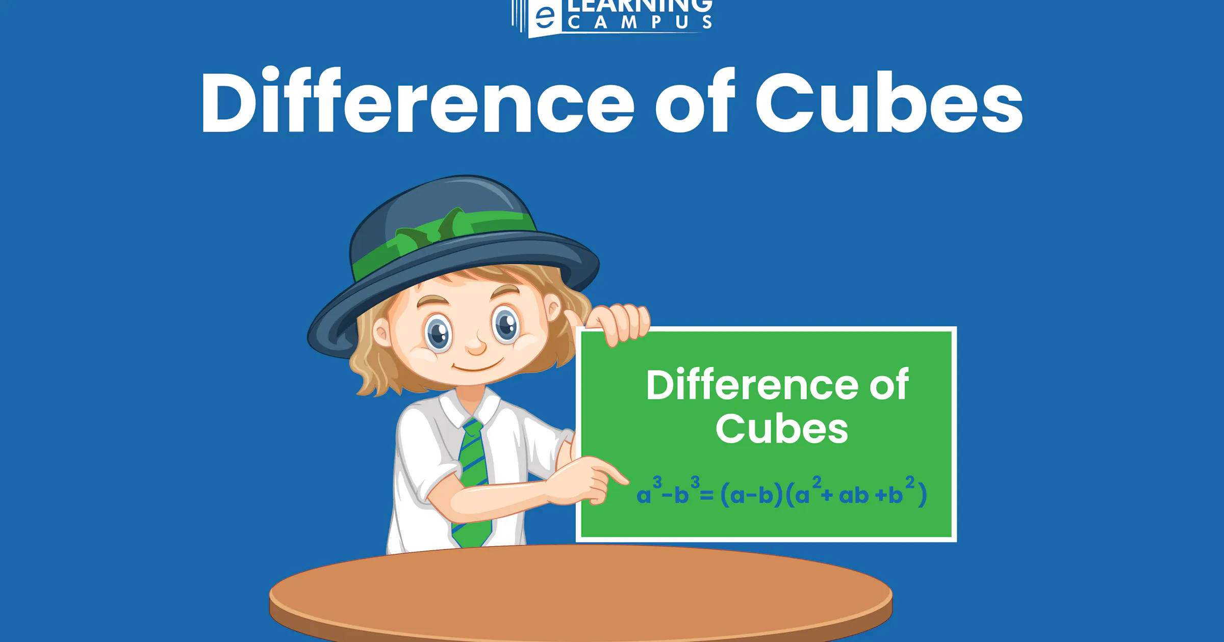 difference of cube with formula