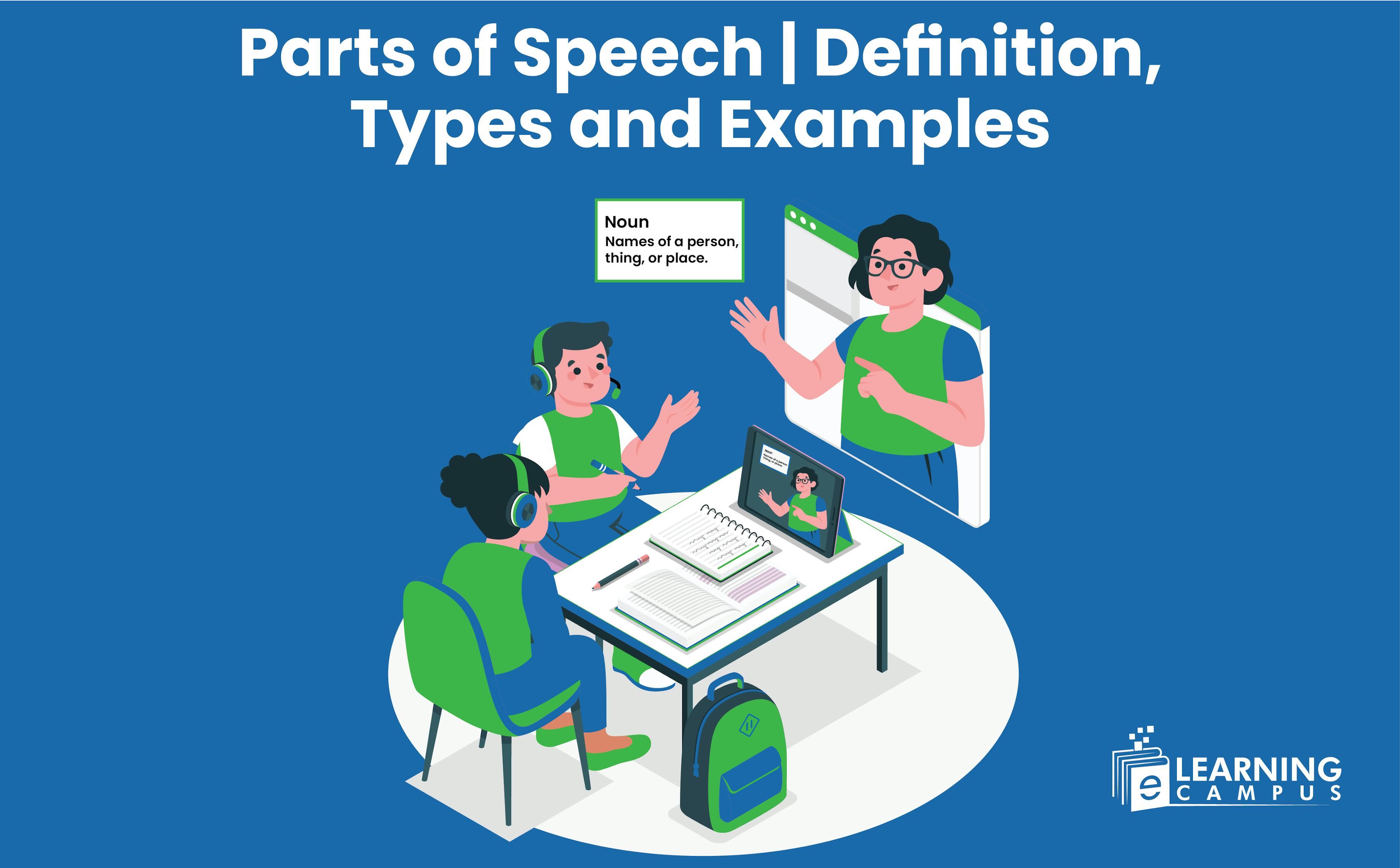 Parts of speech to understand proper English language