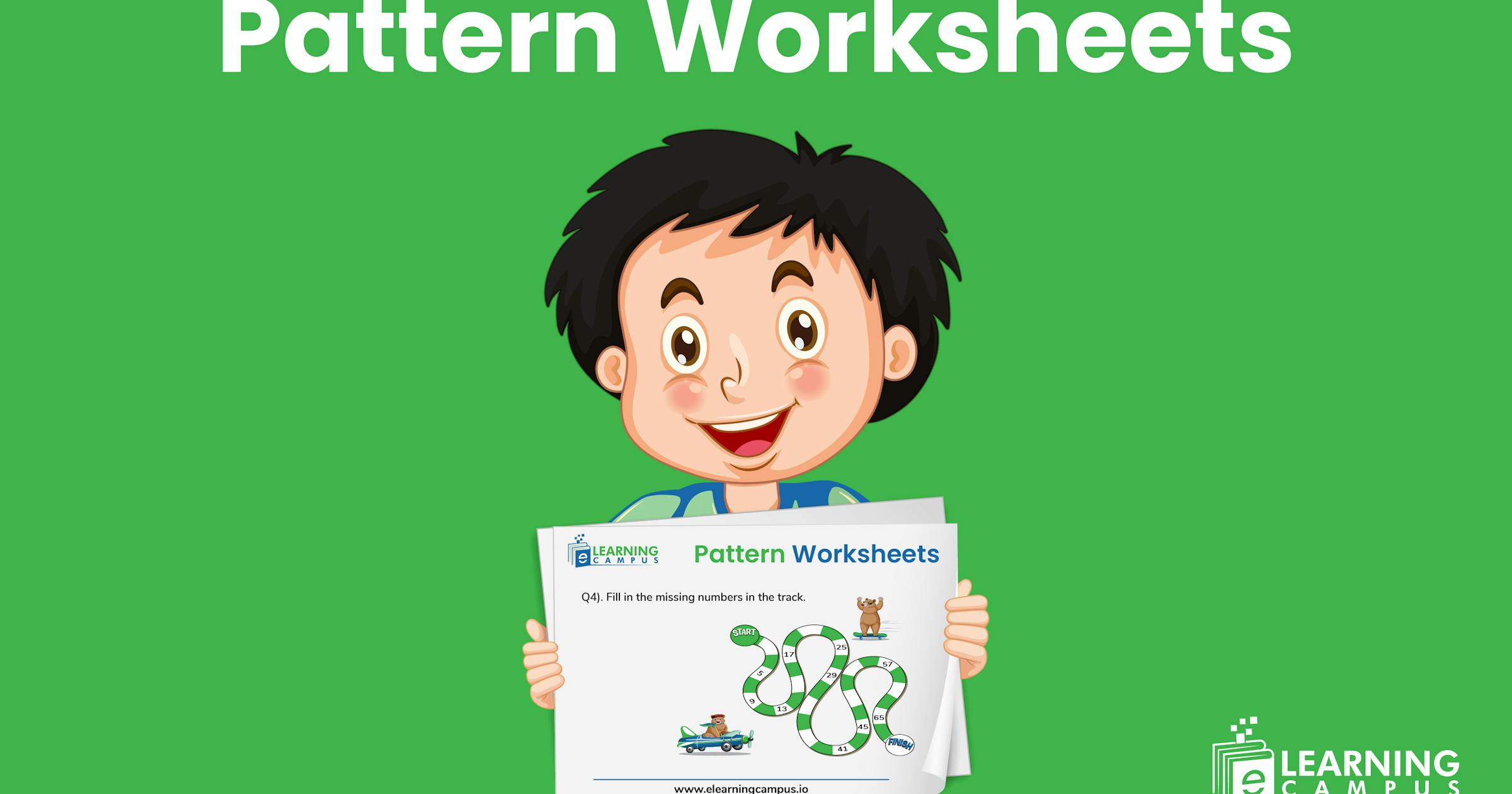 Fun and engaging pattern worksheets to boost your child’s Math skills.
