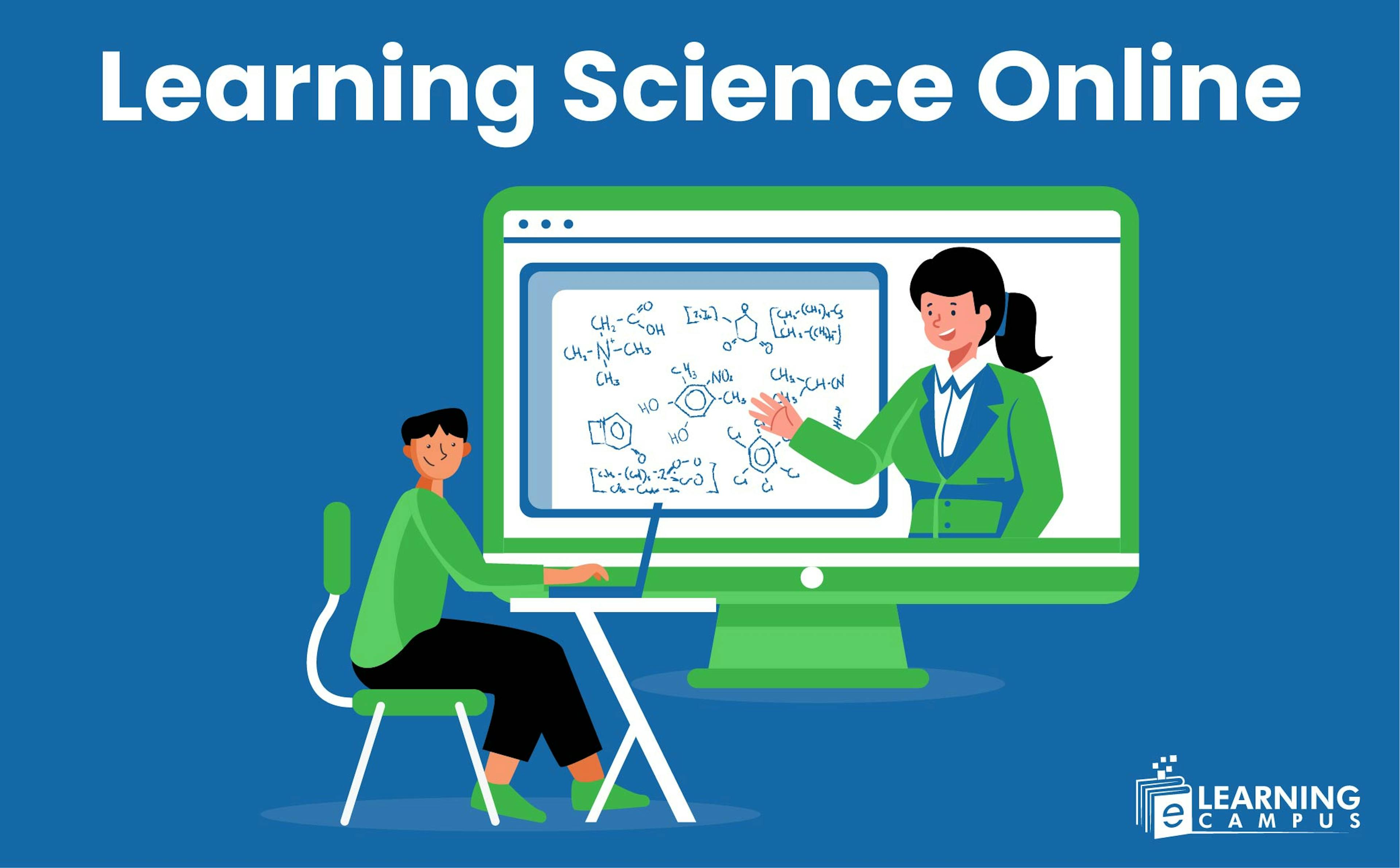 Online science learning with elearning campus