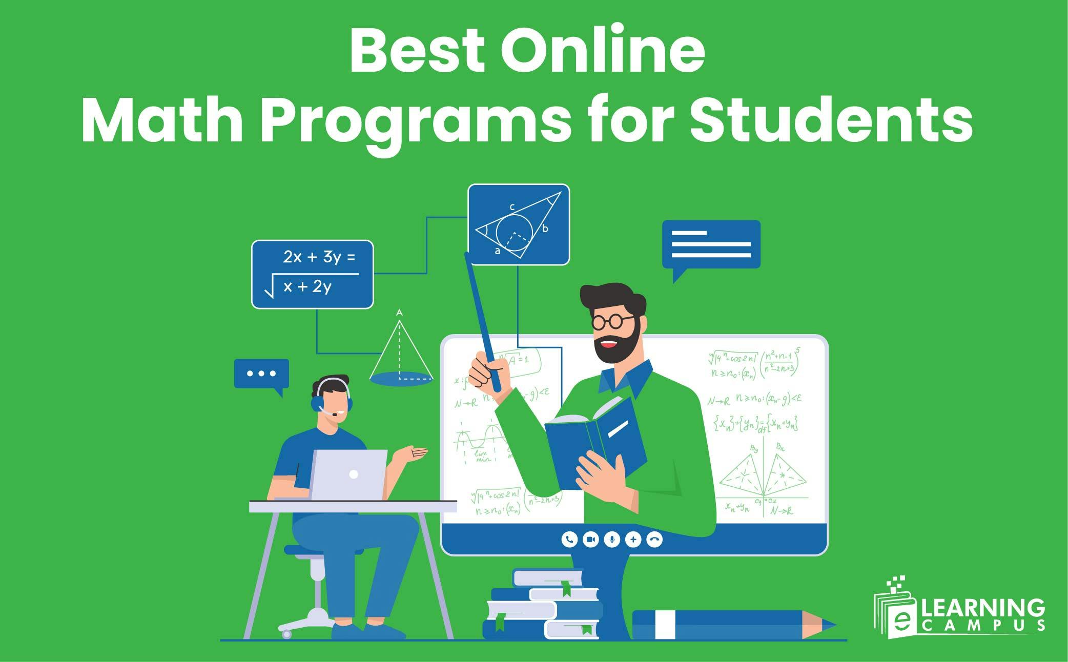 Online Math Programs for students for effective learning
