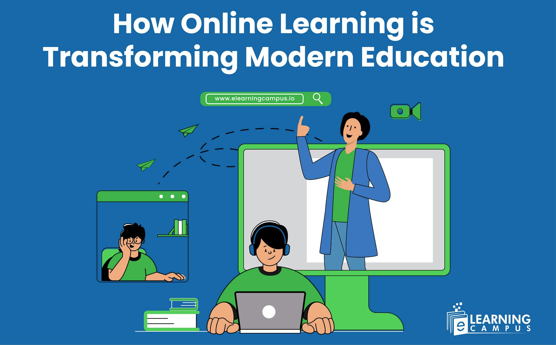 Online learning modern transformation with dynamic learning 